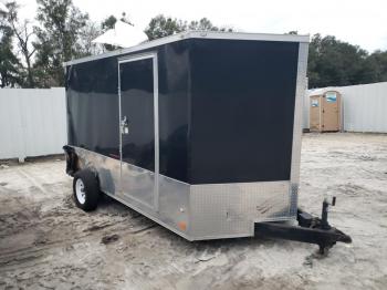  Salvage Covered Wagon Traile Cw7x12ta2