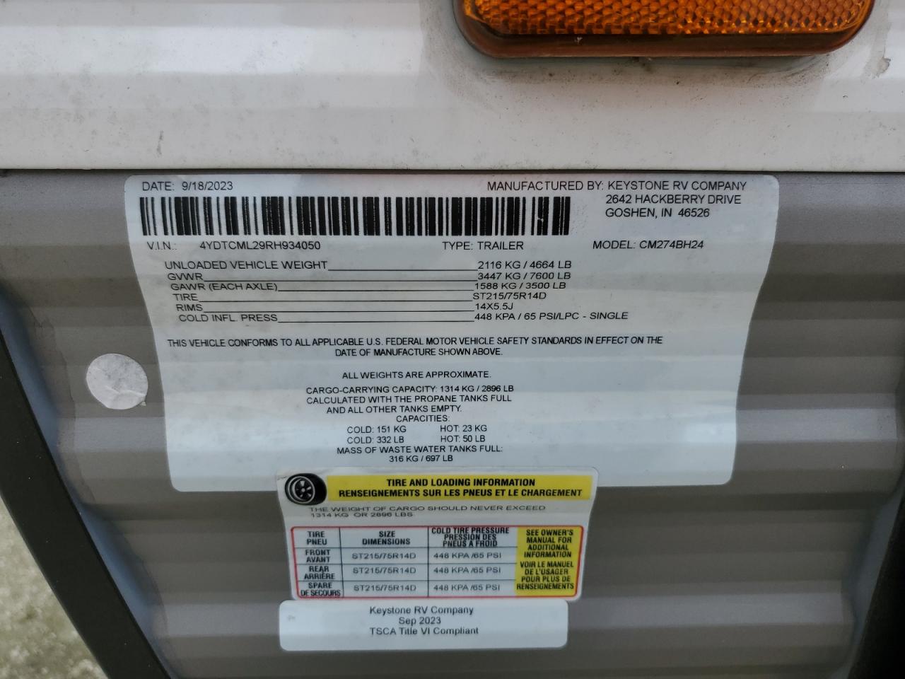 Coleman 274bh Image 2