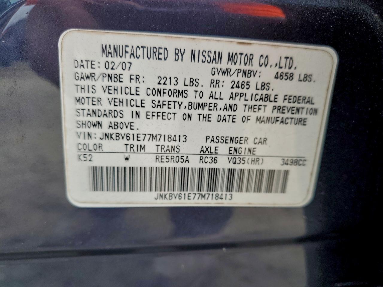 INFINITI G35 Image 11