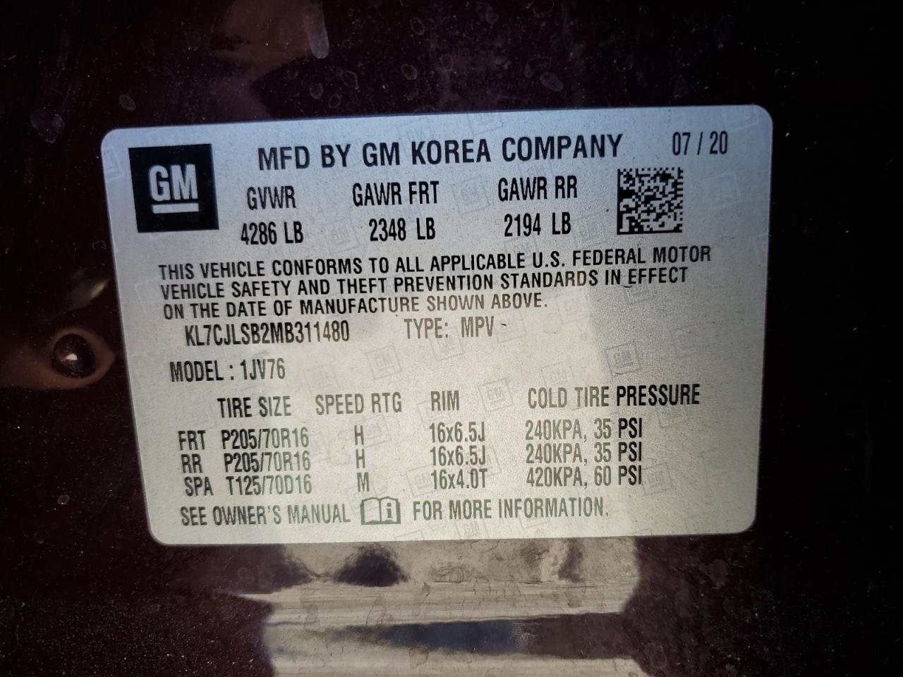 Chevrolet Trax 1lt Image 11