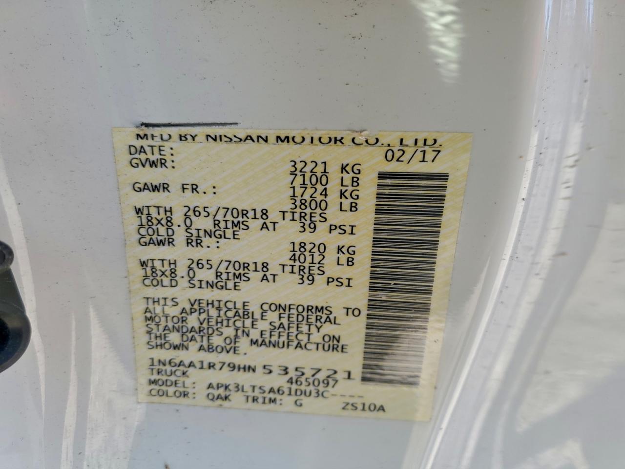 Nissan Titan S Image 10