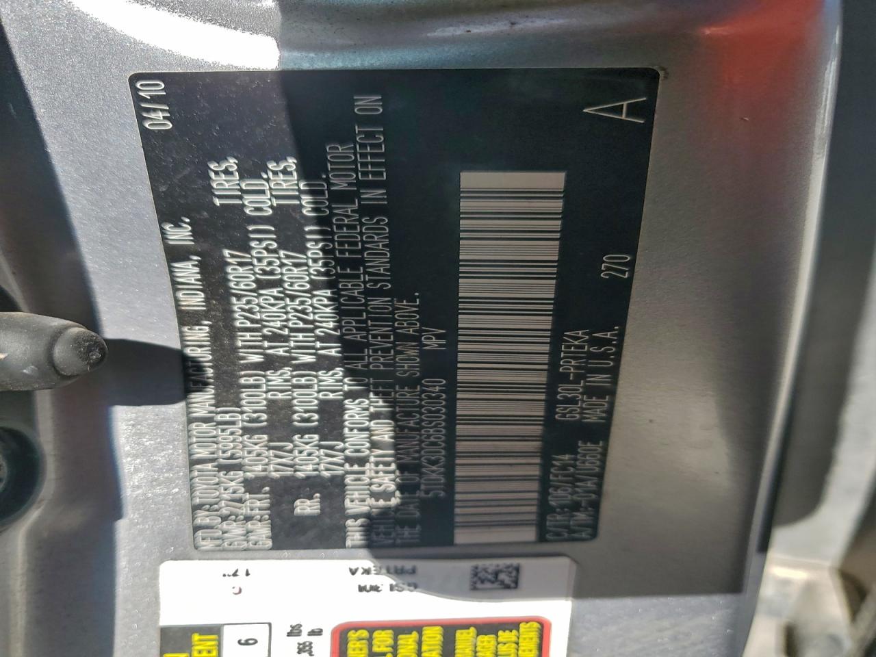 Toyota Sienna Le Image 12