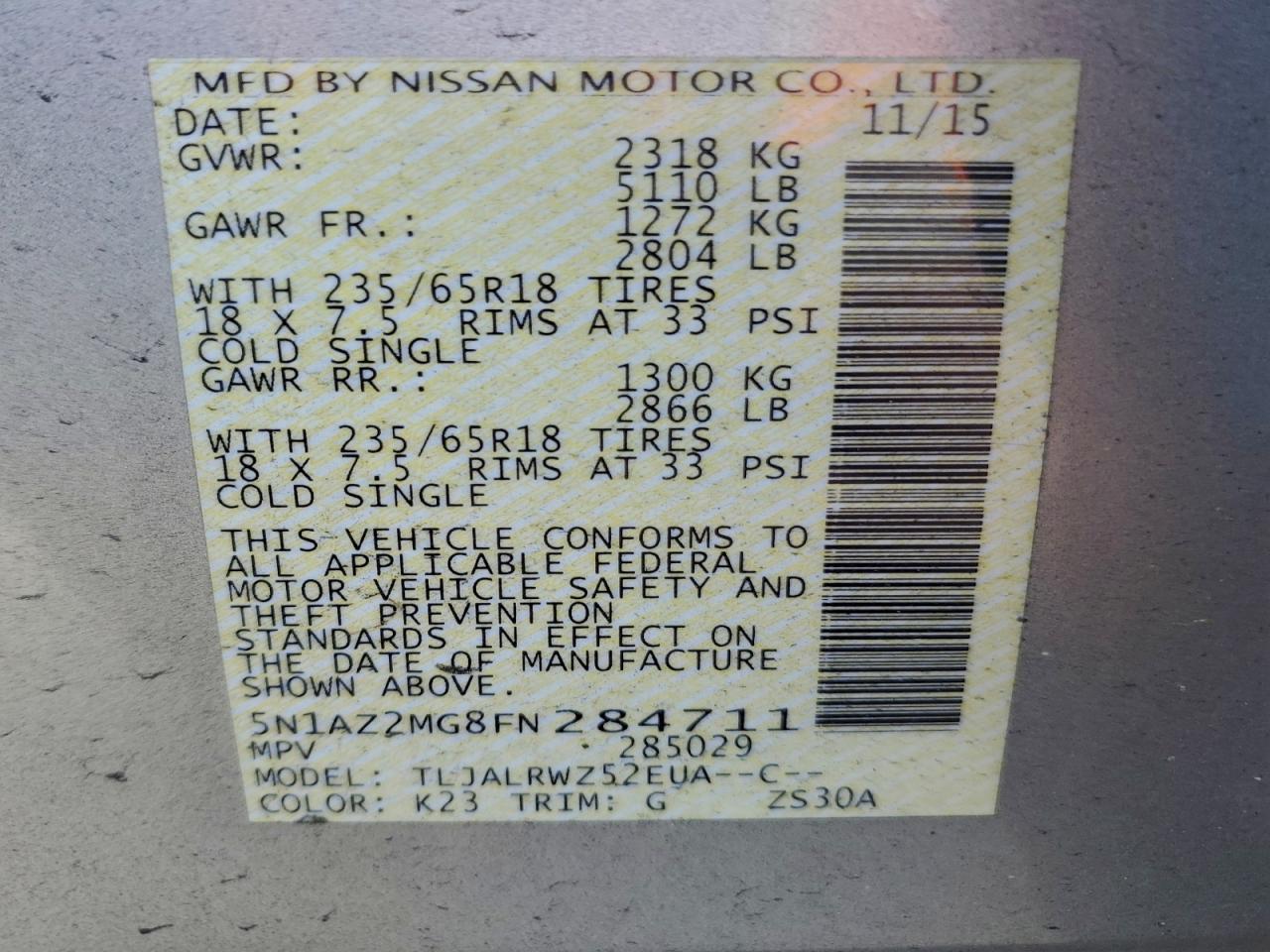 Nissan Murano S Image 9