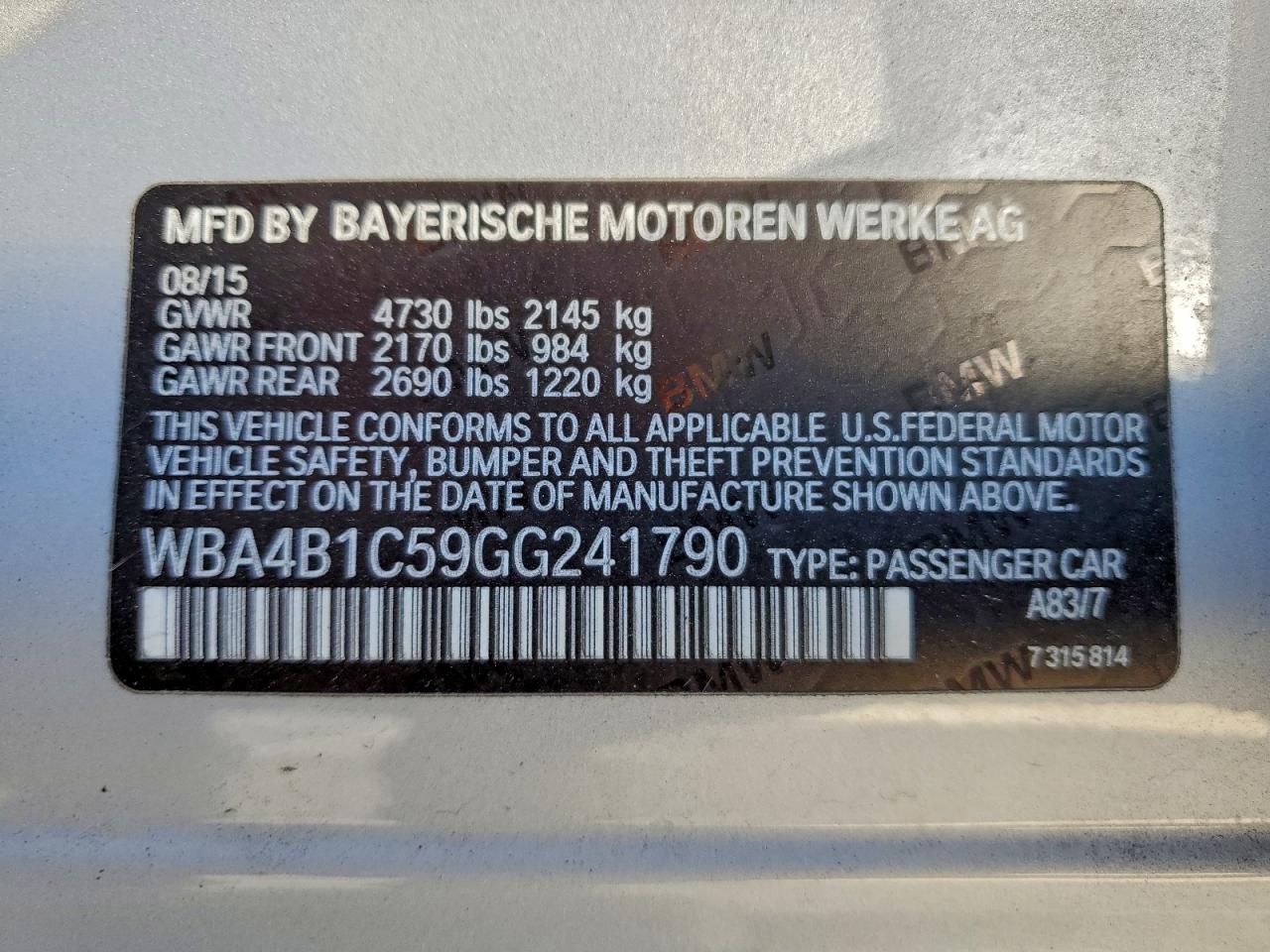 BMW 4 Series I Gran Coupe Image 4