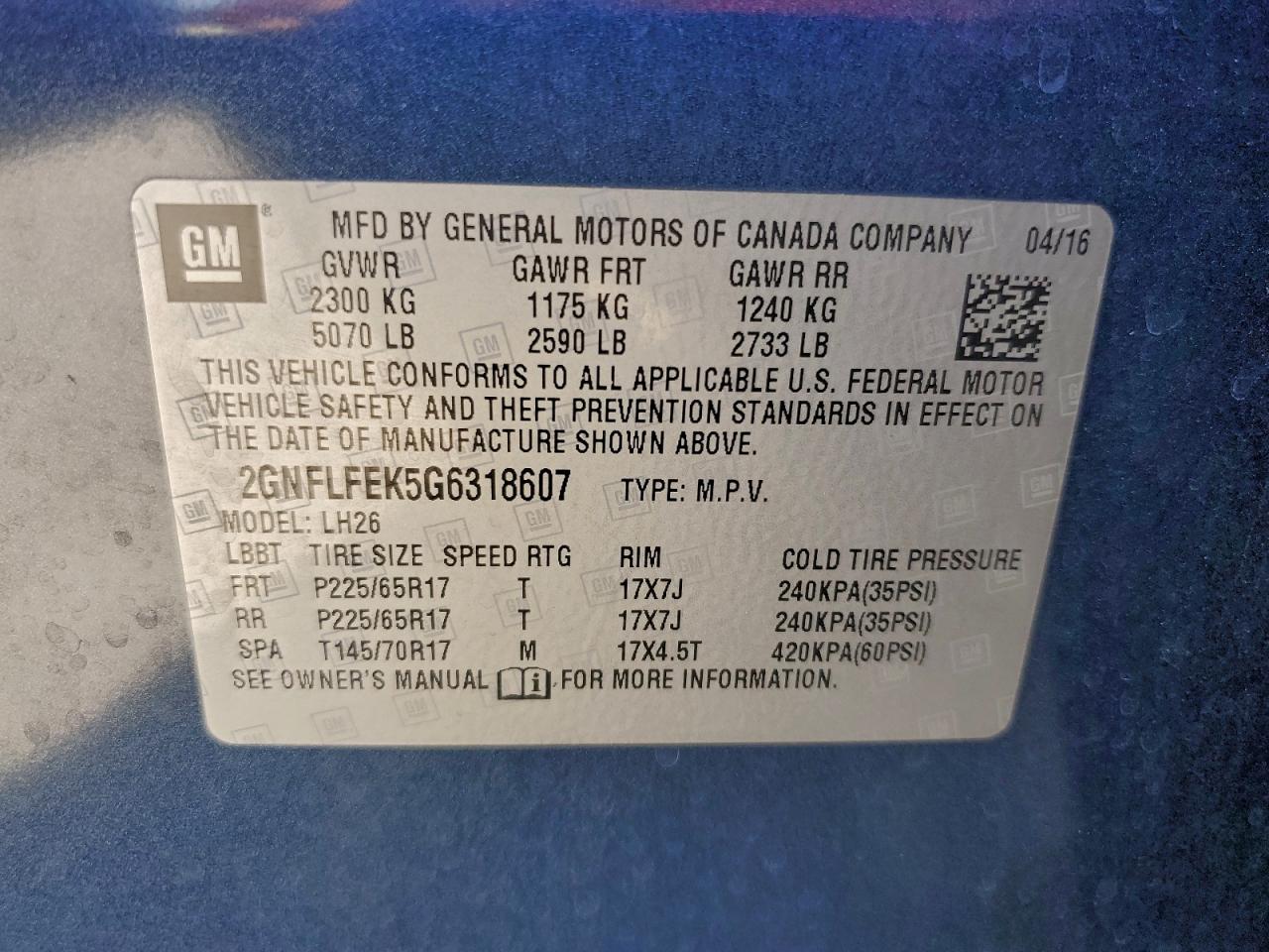 Chevrolet Equinox Lt Image 12