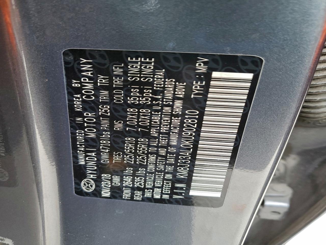 Hyundai TUCSON Limited Image 3