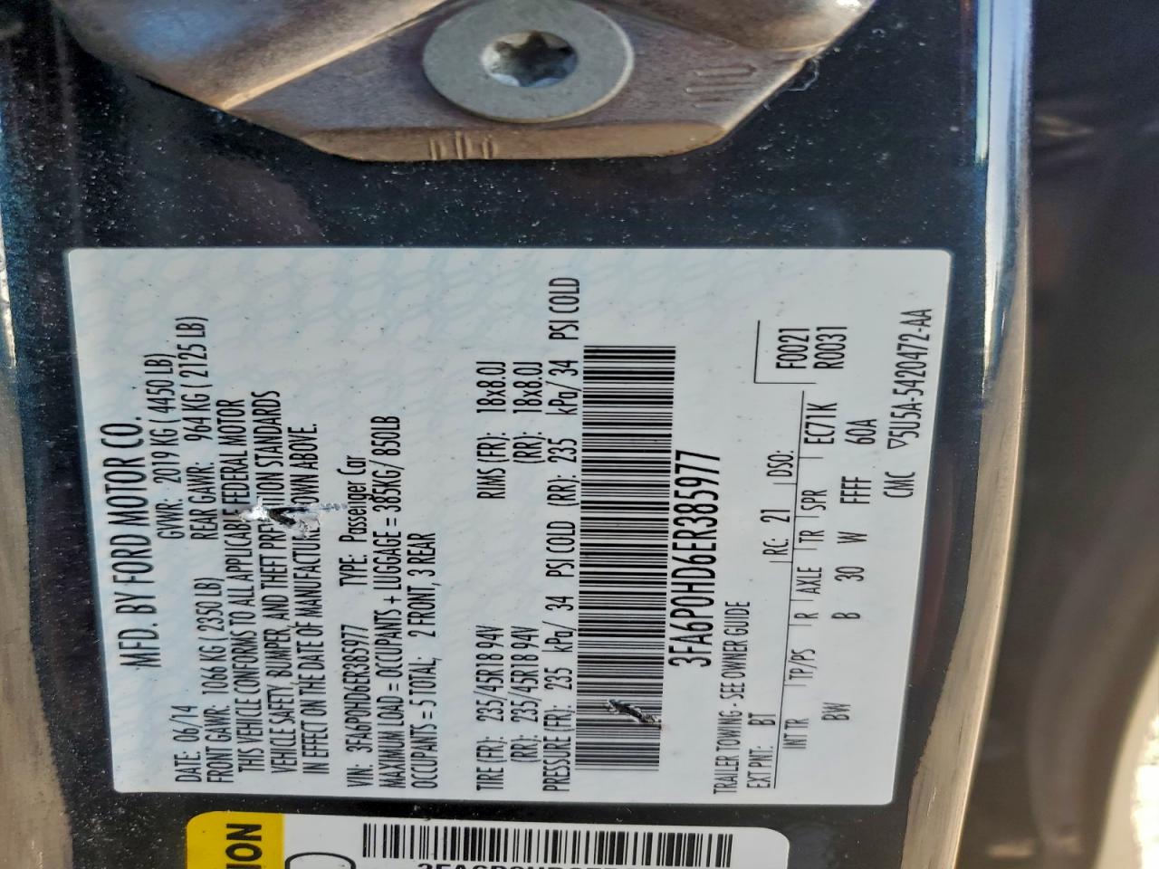 Ford Fusion Se Image 12