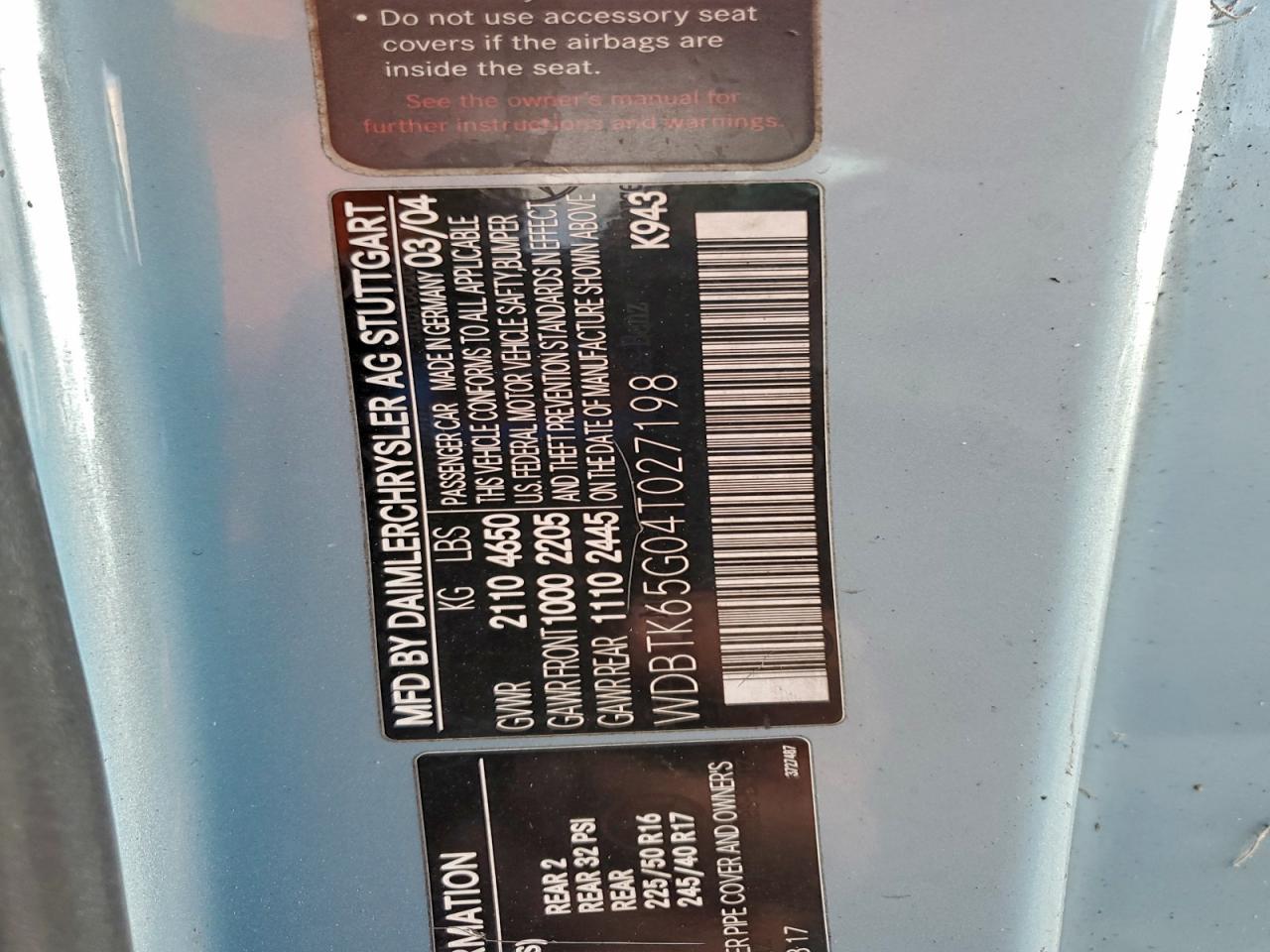 Mercedes-Benz Clk-class 320 Image 10