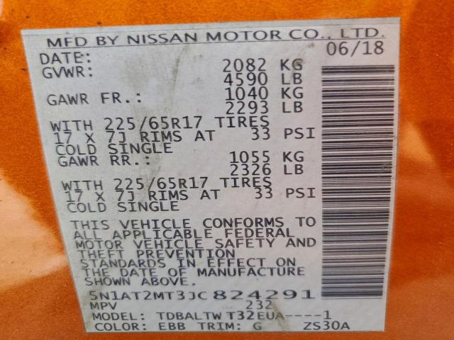 Nissan Rogue S Image 8