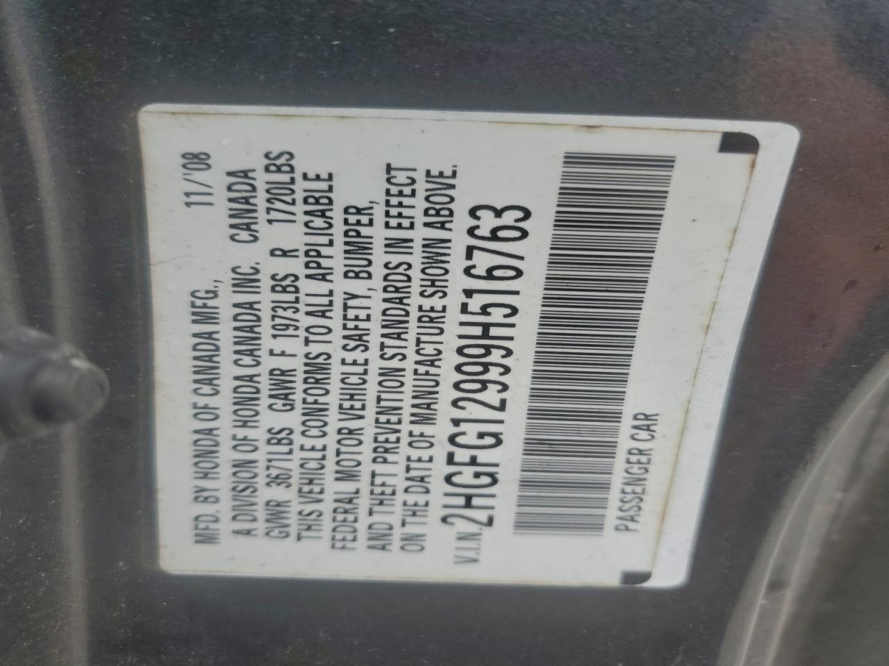 Honda Civic Exl Image 7