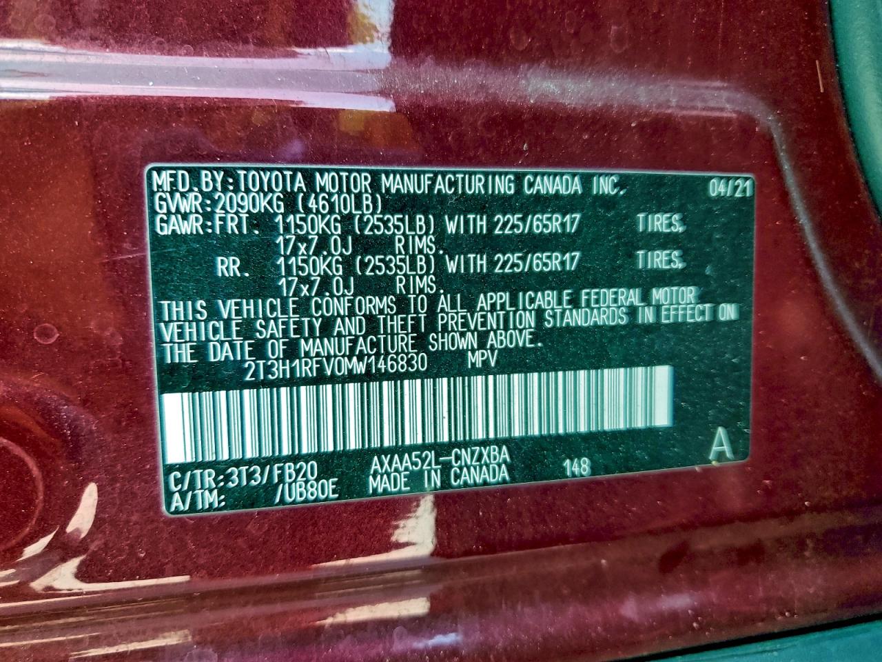 Toyota RAV4 Le Image 11