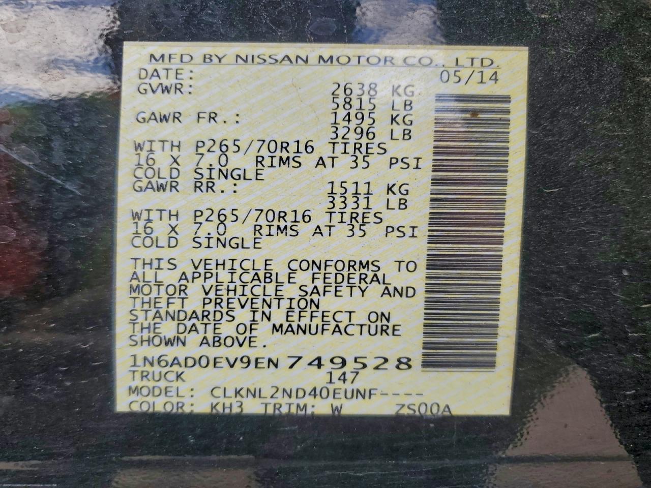 Nissan Frontier S Image 12